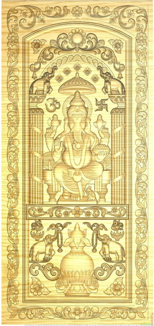 3D Door Ganesh ji