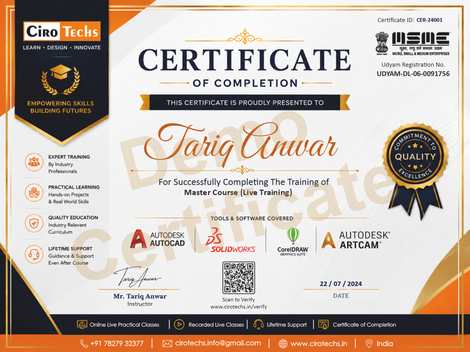 Certificate of Completion