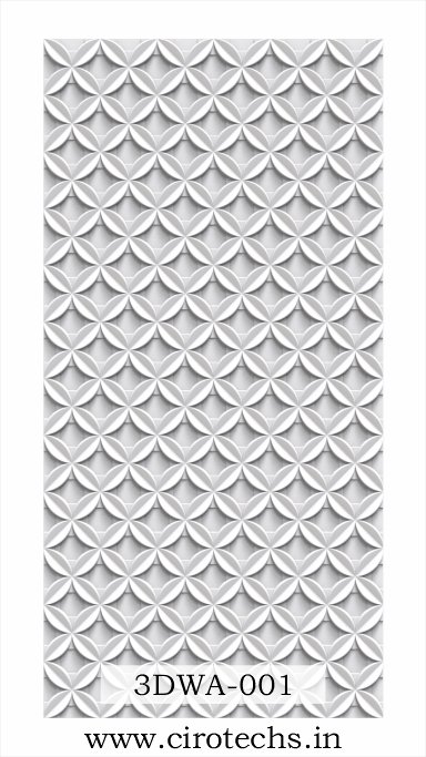 Premium Leaf 3D Wall Pattern Design