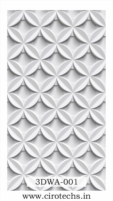3DWA-001B Premium Leaf 3D Wall Pattern Design 3DWA-001