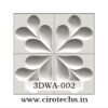 Premium Leaf 3D Wall Pattern Design 3DWA-002